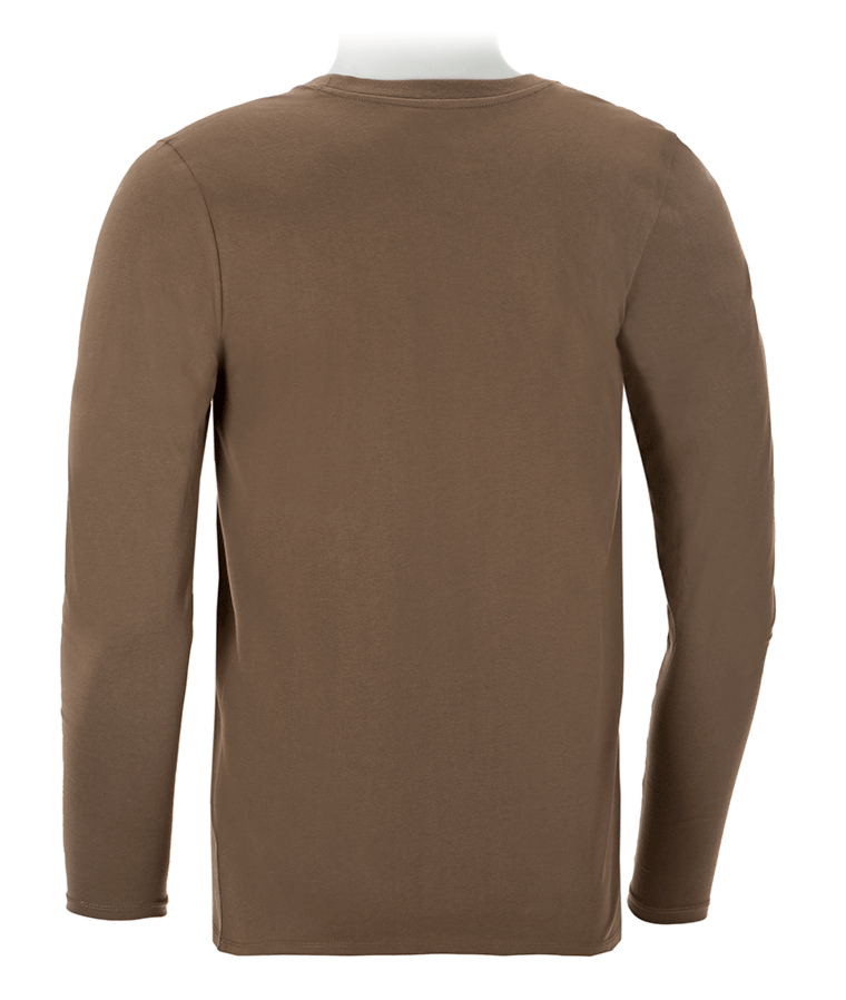 Basic Tee LS stonegrey olive