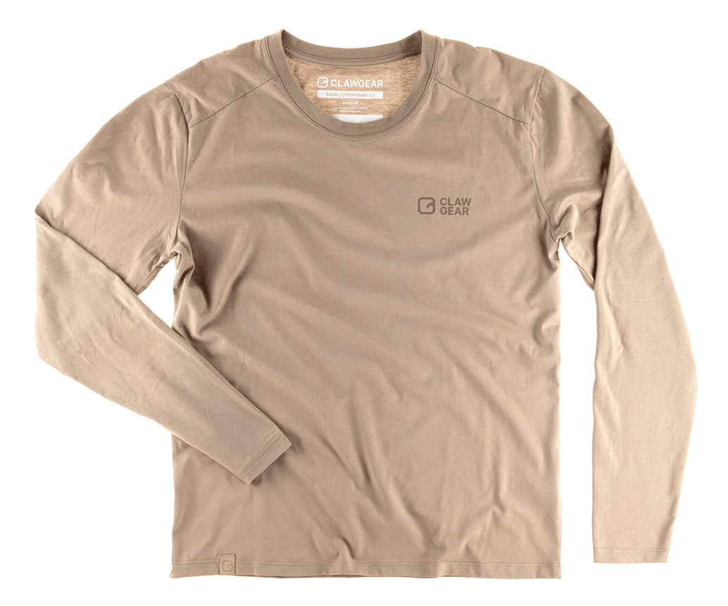 Basic Tee LS khaki