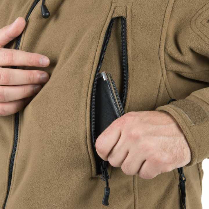 Fleecejacke Patriot grau - Double Fleece