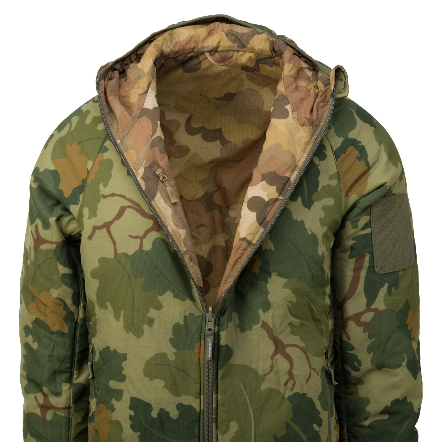 Reversible Wolfhound Hoodie Jacket - Mitchell camo leaf/Mitchell camo clouds