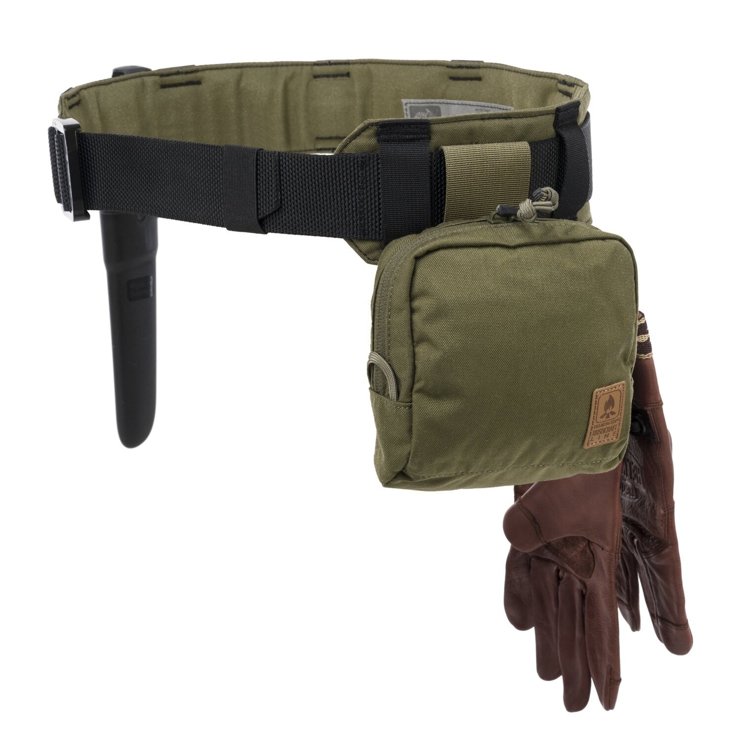 Forester Bushcraft Belt - olive green/black