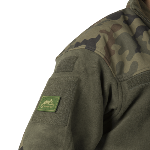 Infantry Jacket Fleece olive green / pl woodland