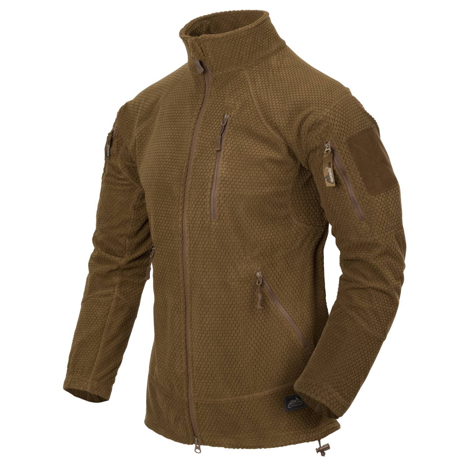 Alpha Tactical Jacket coyote - Grid Fleece