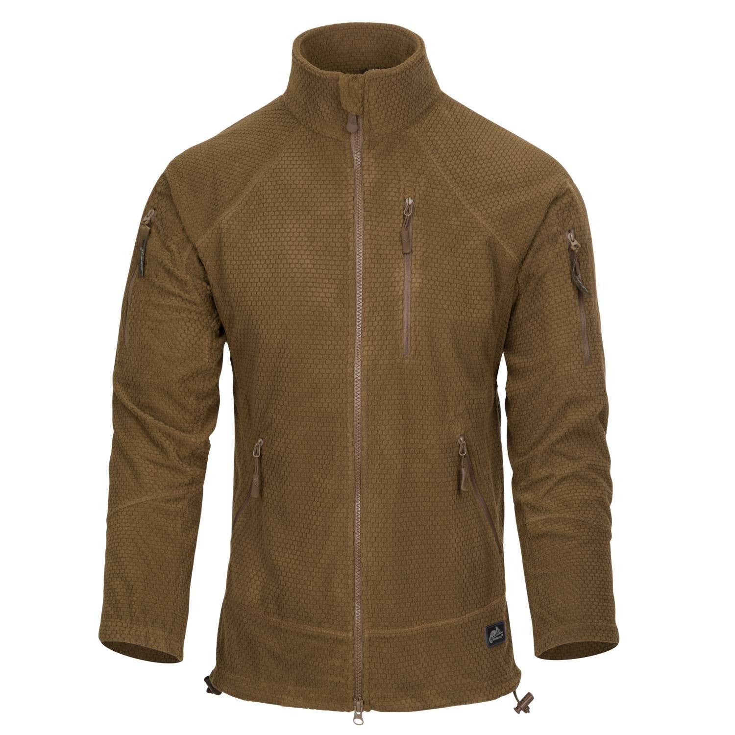 Alpha Tactical Jacket coyote - Grid Fleece