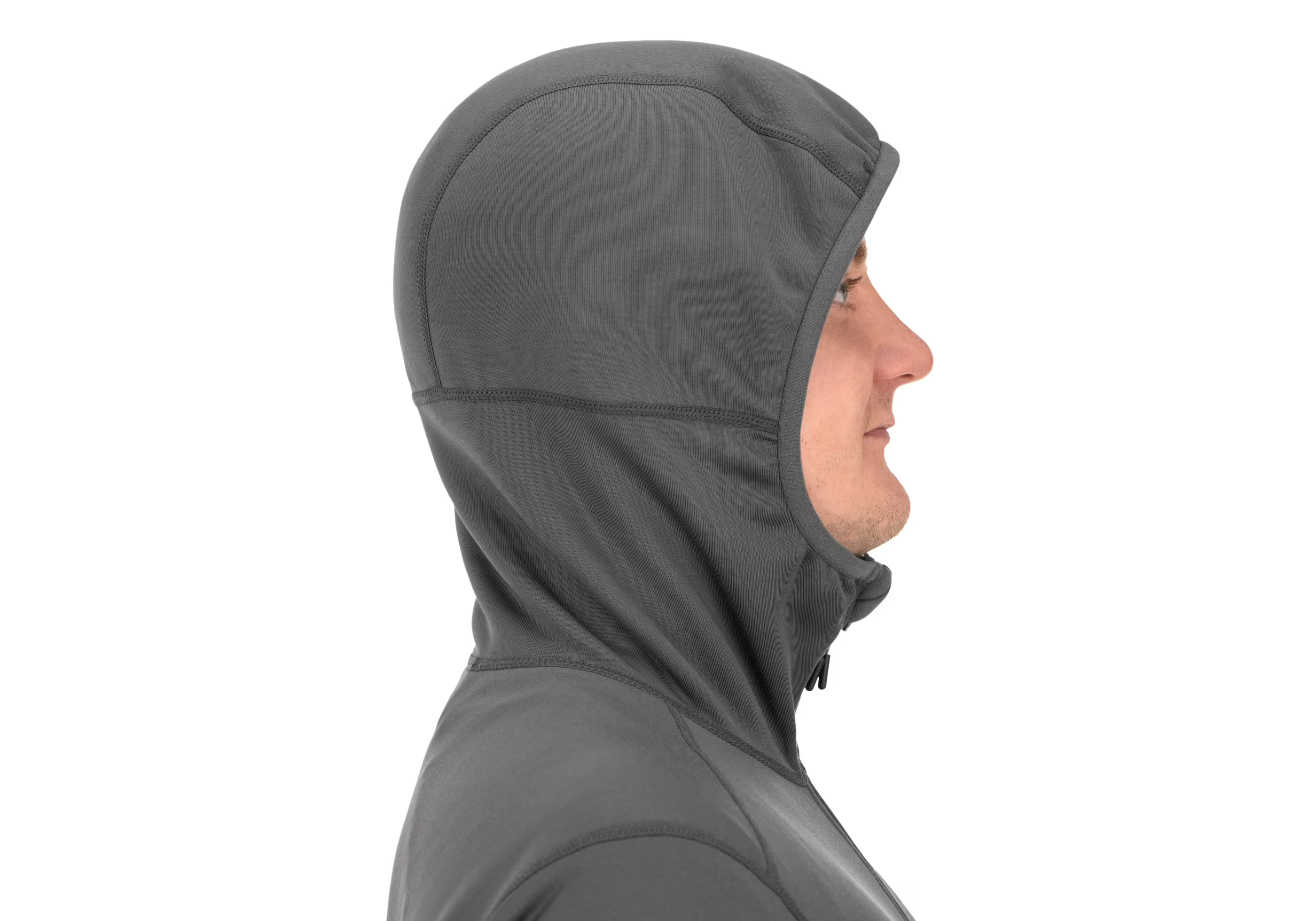 AD Fleece Hoody Wolf Grey