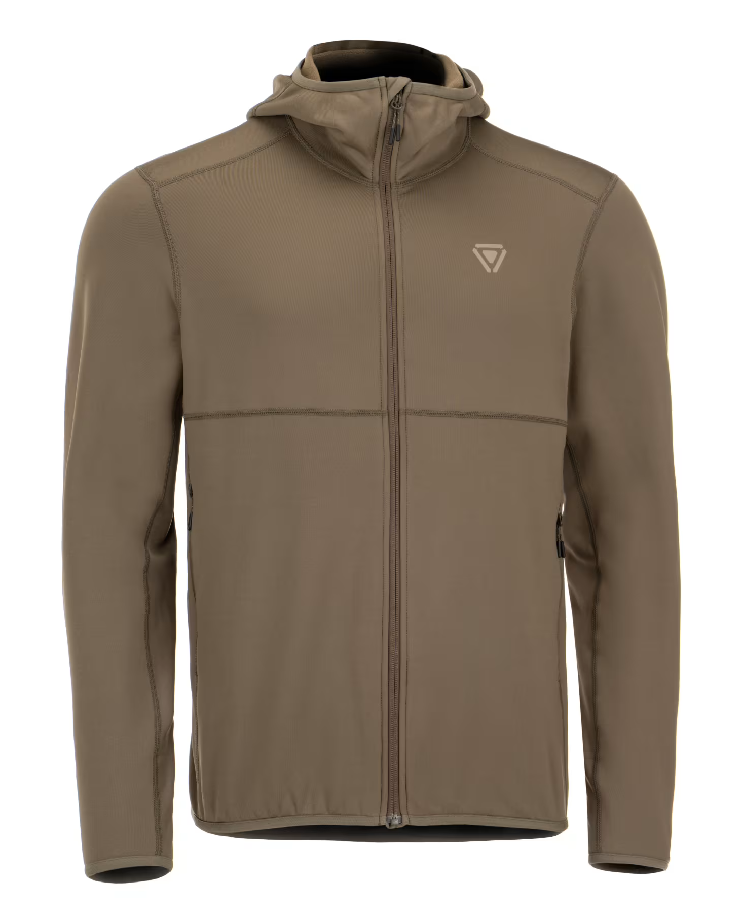 AD Fleece Hoody Stonegrey Olive