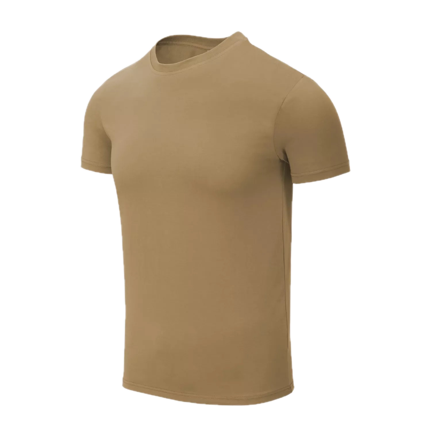 T-shirt SLIM en coton biologique coyote