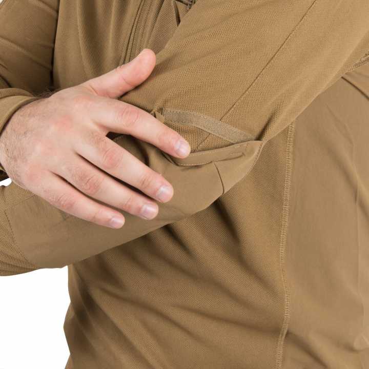 Range Polo Langarmshirt, grau