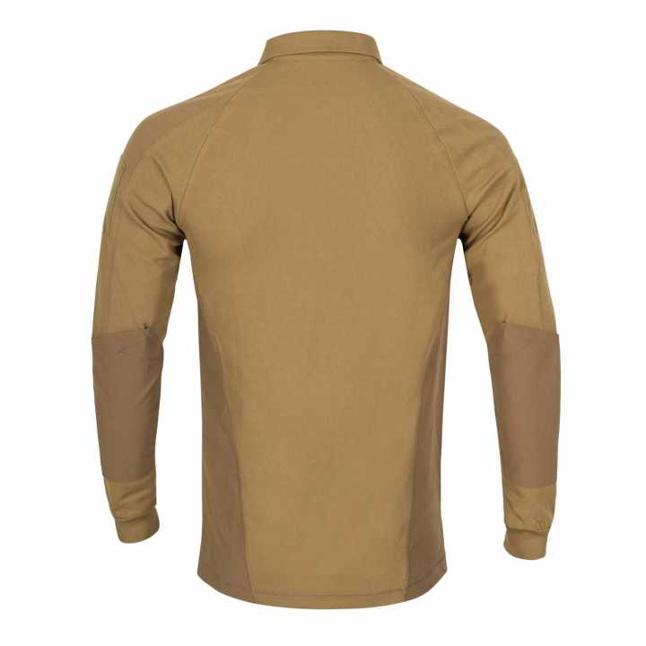 Range Polo Langarmshirt, schwarz