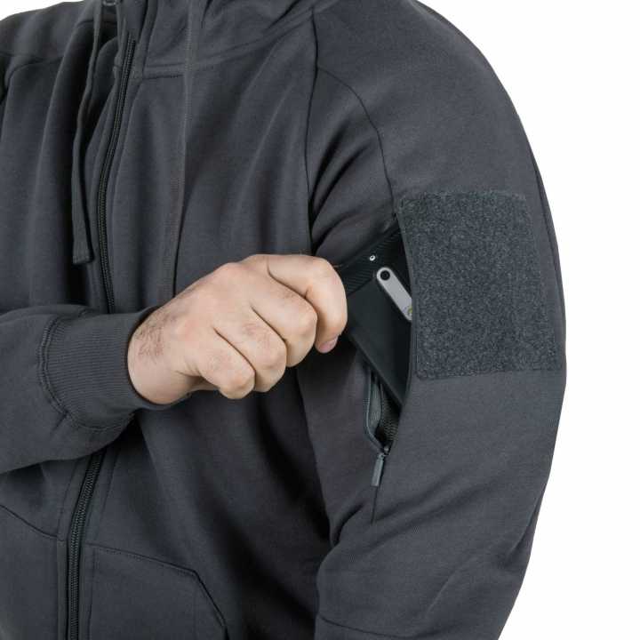 Urban Tactical Hoodie Lite (FullZip) - grau