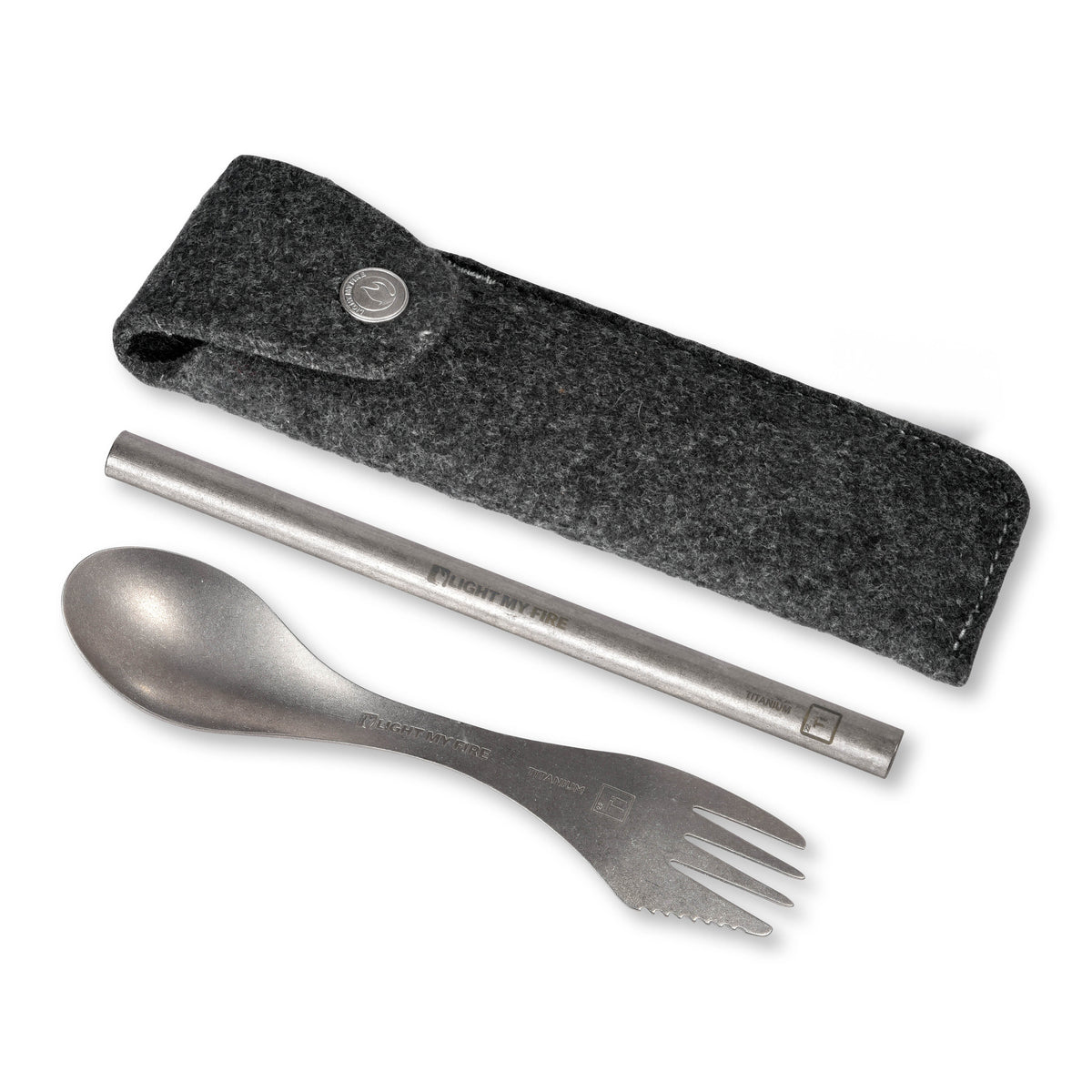Light My Fire Spork´n Straw Kit Titanium