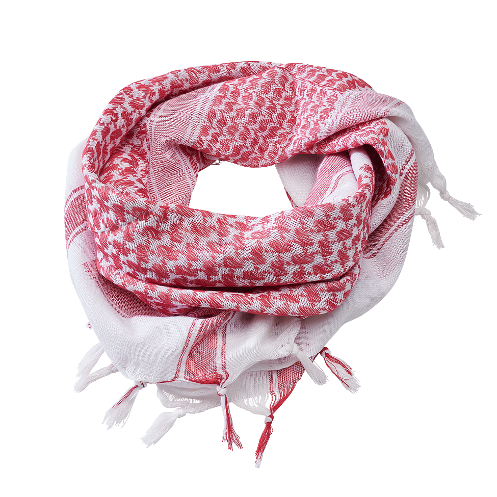 Shemag red-white