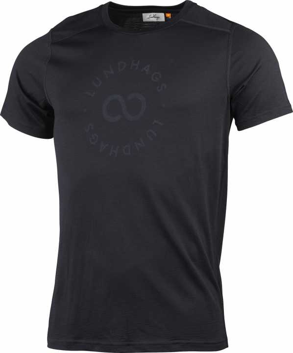 Gimmer Merino T-Shirt Ms Sigill Tee, schwarz